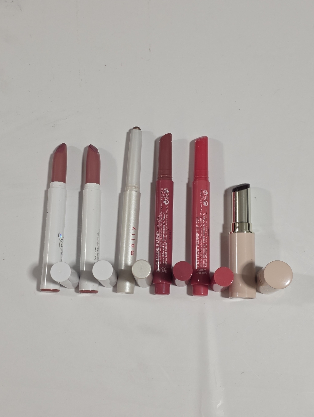 Lot 6 Lip Crayon Lipstick Lippie Stix Bundle ColorPop Jouer Doll 10 Peptide